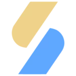 Logo solky sigle doré et bleu