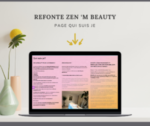 Refonte avant Zen M'Beauty